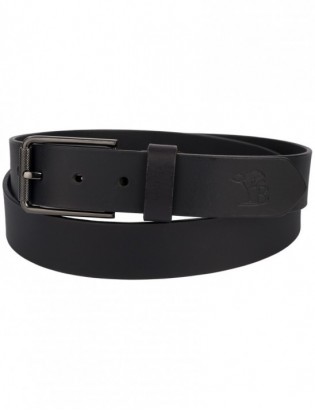 Zestaw prezentowy męski skórzany pasek portfel pudełko premium czarny Beltimore Z22 - zdjęcie 9