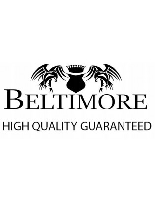 Zestaw prezentowy męski skórzany pasek portfel pudełko premium czarny Beltimore Z22 - zdjęcie 13