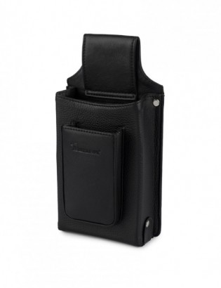 Skórzana kabura kelnerska saszetka na pasek etui dla kelnera czarna Beltimore U11 - zdjęcie 1