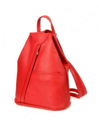 Plecak skórzany damski włoski skóra licowa mały Beltimore T52 - zdjęcie 1