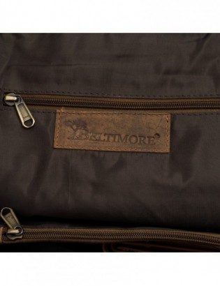 Plecak skórzany damski brązowy skóra naturalna nubuk Beltimore S11 - zdjęcie 8