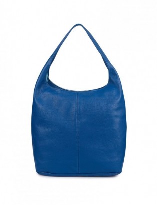 Torebka skórzana damska shopper pojemna A4 skóra naturalna włoska Beltimore chaber U36 - zdjęcie 3