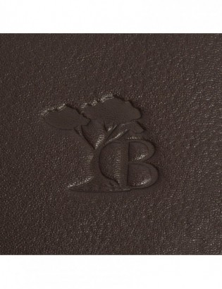 Podkówka portfel etui na pieniądze skórzana bilonówka banknotówka Beltimore brązowa G83 - zdjęcie 6