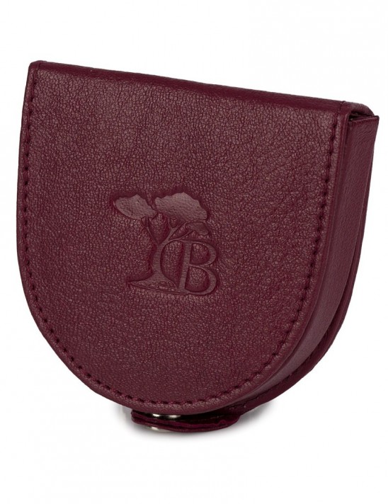 Podkówka portfel etui na pieniądze skórzana bilonówka banknotówka Beltimore burgund G83