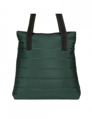 Zielona Damska Torebka pikowana oryginalna A4 sportowa frędzel W90 - zdjęcie 5