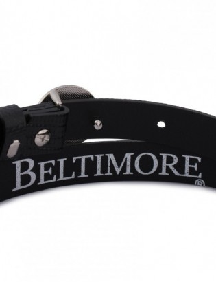 Skórzany pasek damski do spodni sukienki czarna skóra nat 1,8 cm Beltimore O17 - zdjęcie 6