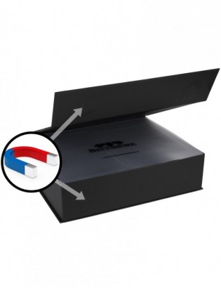 Zestaw prezentowy męski skórzany pasek portfel pudełko premium czarny Beltimore Z21 - zdjęcie 11