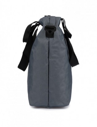 Torebka damska shopperka materiałowa duża A4 modna na ramię torba szara Beltimore R-TZ - zdjęcie 5