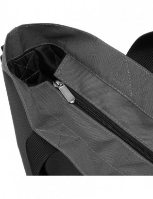 Torebka damska shopperka materiałowa duża A4 modna na ramię torba szara Beltimore R-TZ - zdjęcie 8