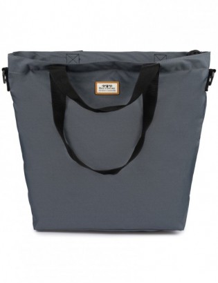 Torebka damska shopperka materiałowa duża A4 modna na ramię torba szara Beltimore R-TZ - zdjęcie 13