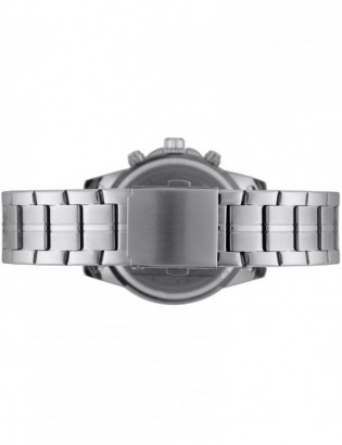 Zegarek męski na bransolecie duży solidny chronograf datownik srebrny Beltimore BT04 - zdjęcie 11