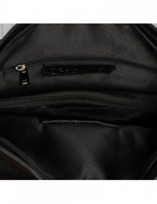 Torebka damska skórzana elegancka duża klasyczna na ramię A4 czarna włoska M95 - zdjęcie 5