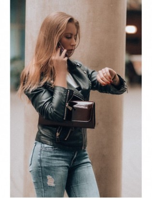 Czerwona Damska Torebka Kopertówka wieczorowa Beltimore W20 - zdjęcie 7