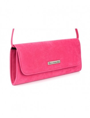 Różowa Damska Torebka Kopertówka wieczorowa Beltimore W65 - zdjęcie 2