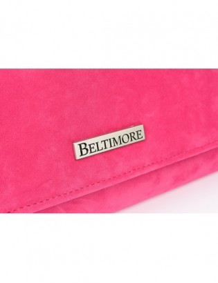Różowa Damska Torebka Kopertówka wieczorowa Beltimore W65 - zdjęcie 5
