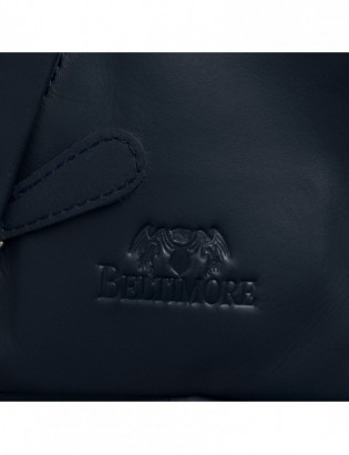 Plecak damski włoski plecaczek skórzany granatowy mały Beltimore T52 - zdjęcie 8