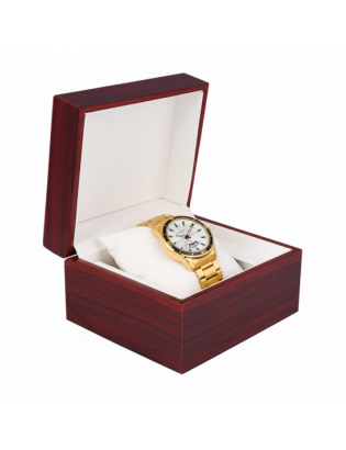 Zegarek męski bransoleta duży solidny z datownikiem złoty premium Beltimore BT03 - zdjęcie 7