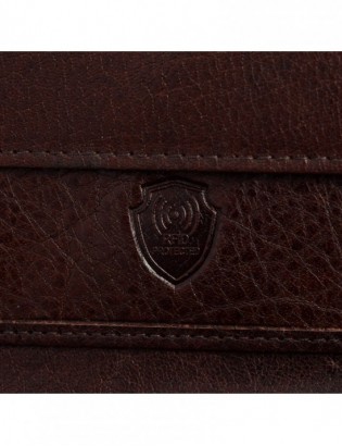 Męski portfel skórzany duży pionowy PREMIUM LEGENDARNA SKÓRA lico brązowy Beltimore P08 - zdjęcie 8
