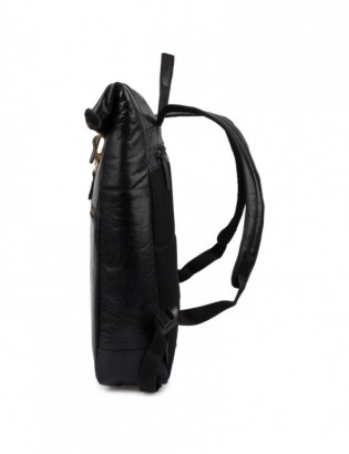 Plecak skórzany na laptopa 15,6 biznesowy duży A4 pojemny czarny premium Beltimore N19 - zdjęcie 7