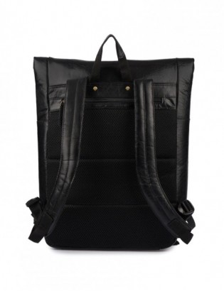 Plecak skórzany na laptopa 15,6 biznesowy duży A4 pojemny czarny premium Beltimore N19 - zdjęcie 8