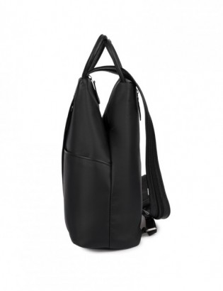 Plecak damski włoski plecaczek skórzany czarny mały Beltimore T52 - zdjęcie 6