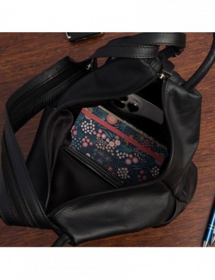 Plecak damski włoski plecaczek skórzany czarny mały Beltimore T52 - zdjęcie 10