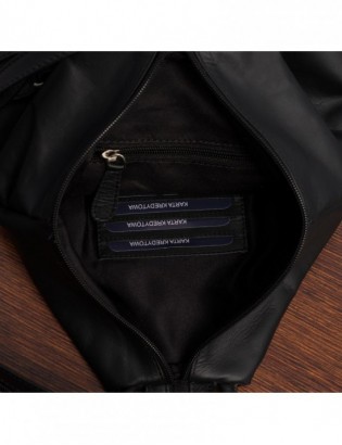 Plecak damski włoski plecaczek skórzany czarny mały Beltimore T52 - zdjęcie 11