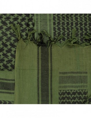 Chusta uniwersalna arafatka militarna wojskowa bawełniana duża zielona Beltimore SC-01 - zdjęcie 5