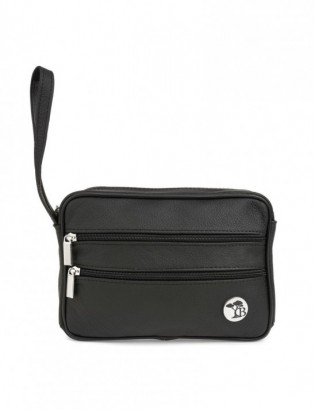 Saszetka męska skórzana do ręki czarna Beltimore R02 - zdjęcie 6