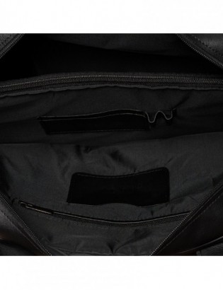 Torba męska skóra ekologiczna na dokumenty A4 laptopa czarna Beltimore M07 - zdjęcie 7