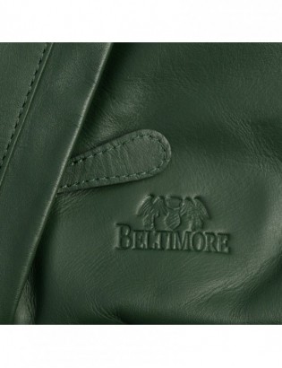 Plecak damski włoski plecaczek skórzany zielony mały Beltimore T52 - zdjęcie 8
