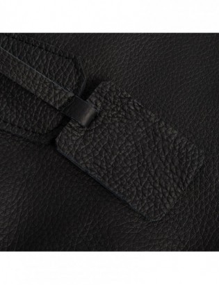Torebka Damska Shopper Skóra Naturalna Miękka Beltimore Czarna 937 - zdjęcie 8