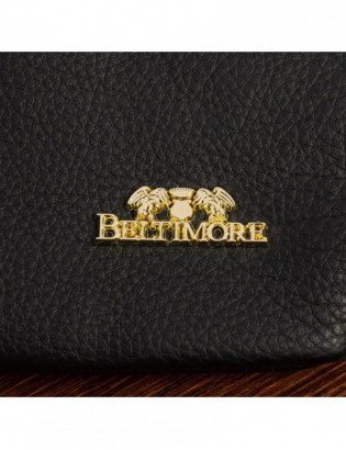 Torebka Damska Shopper Skóra Naturalna Miękka Beltimore Czarna 937 - zdjęcie 9