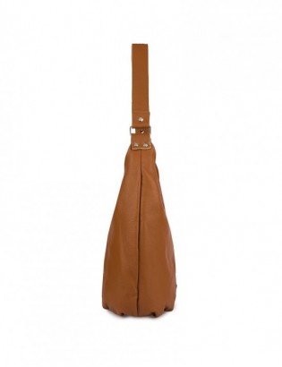 Torebka Damska Shopper Skóra Naturalna Miękka Beltimore Camel 938 - zdjęcie 5