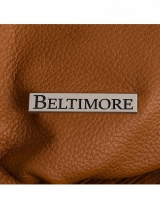 Torebka Damska Shopper Skóra Naturalna Miękka Beltimore Camel 938 - zdjęcie 8