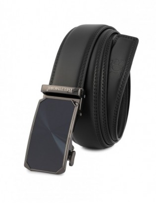 Zestaw męski skórzany czarny elegancki Beltimore portfel pasek Z56 - zdjęcie 10