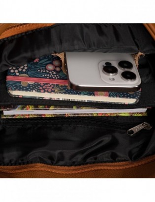 Torebka Damska Shopper Skóra Naturalna Miękka Beltimore Camel 936 - zdjęcie 6