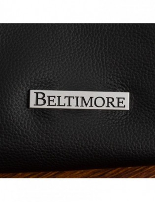 Torebka Damska Shopper Skóra Naturalna Miękka Beltimore Czarna 936 - zdjęcie 7