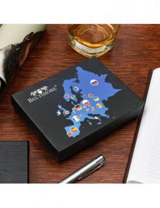 Etui na dokumenty karty skórzane slim Beltimore Jasny  brąz G78 - zdjęcie 3