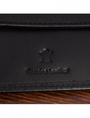 Portfel skórzany męski włoska skóra naturalna licowa premium klasyczny RFiD poziomy Beltimore G07 - zdjęcie 10