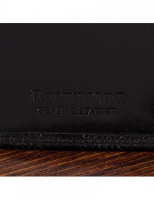 Portfel Męski Skórzany Poziomy RFID Szachownica Beltimore P95 - zdjęcie 8
