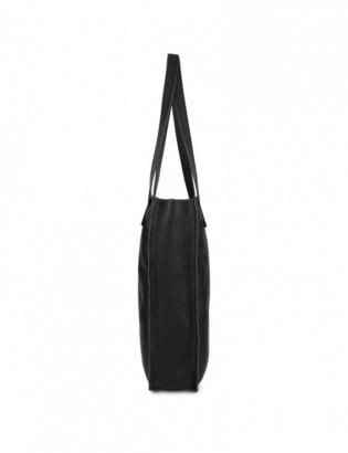 Torebka skórzana duża damska A4 klasyczna na ramię czarna Beltimore L62 - zdjęcie 5