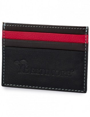 Etui skórzane na dokumenty karty wizytownik Beltimore  wielokolorowe mix J01 - zdjęcie 11