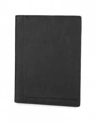 Biwuar Męski Skórzany Aktówka Teczka Biznesowa  Notebook Beltimore czarny S80 - zdjęcie 1
