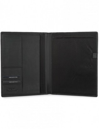 Biwuar Męski Skórzany Aktówka Teczka Biznesowa  Notebook Beltimore czarny S80 - zdjęcie 8