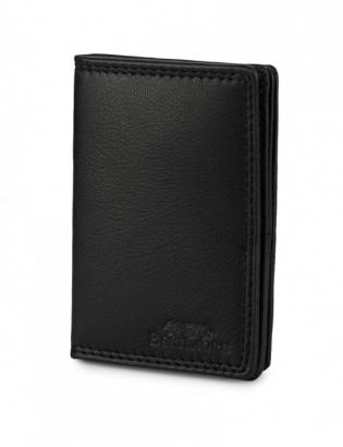 Etui na dokumenty karty granatowe skórzane slim Beltimore G01 - zdjęcie 1