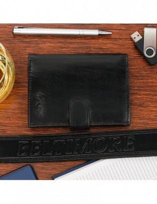 Zestaw męski skórzany premium Beltimore portfel pasek U17 - zdjęcie 5