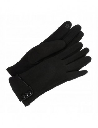 Rękawiczki damskie czarne dotyk polarek uni BELTIMORE K28 - zdjęcie 5