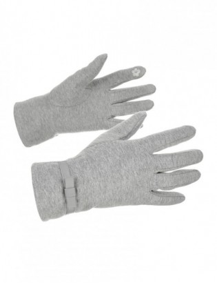 Rękawiczki damskie siwe dotyk polarek BELTIMORE K29 - zdjęcie 1