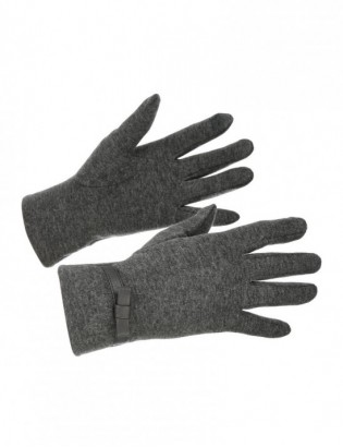 Rękawiczki damskie szare dotyk polarek BELTIMORE K29